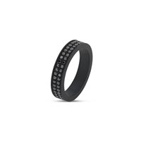 Anello Mano-J. Uomo BLK EDITION in Titanio Diamante Black TNAG2001_12